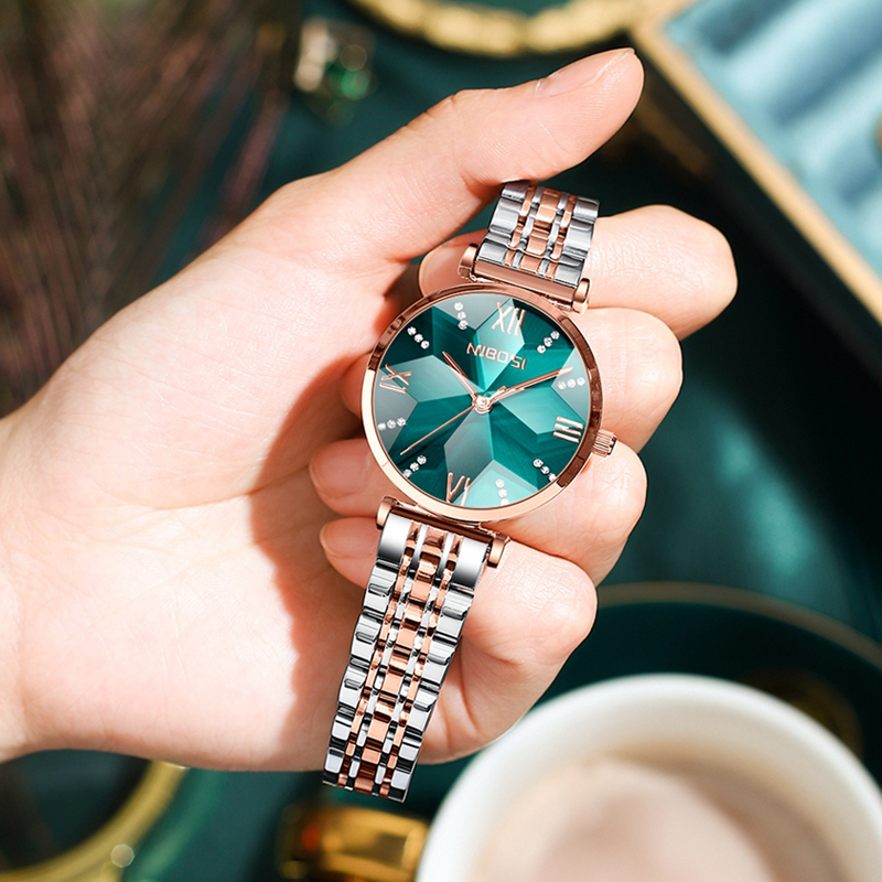 Luxury Watch Top 10 - NIBOSI модные женские кварцевые часы с