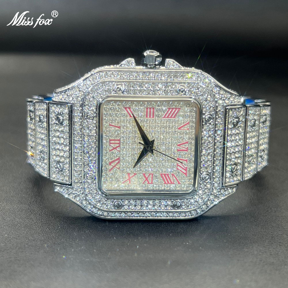 Luxury Watch Iceberg - MISSFOX Iced Out Мужские часы с