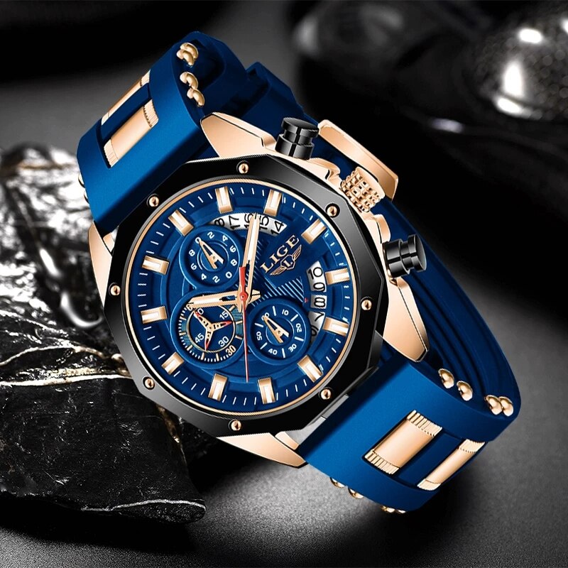 LIGE модные мужские часы лучши – обзор и цена Luxury Watch Investment