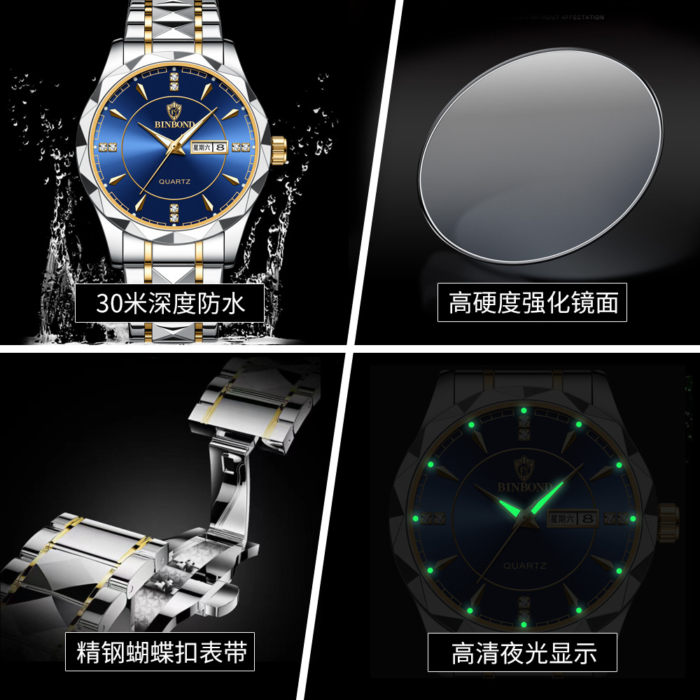 BINBONG деловые мужские водоне – обзор и цена Luxury Watch Top 10