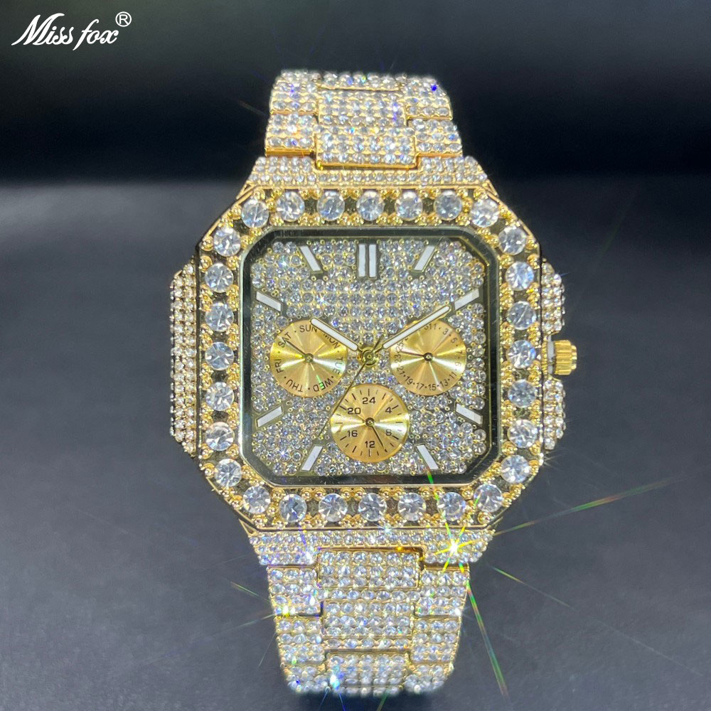 MISSFOX Роскошные часы с брилл – обзор и цена Luxury Watch Iceberg