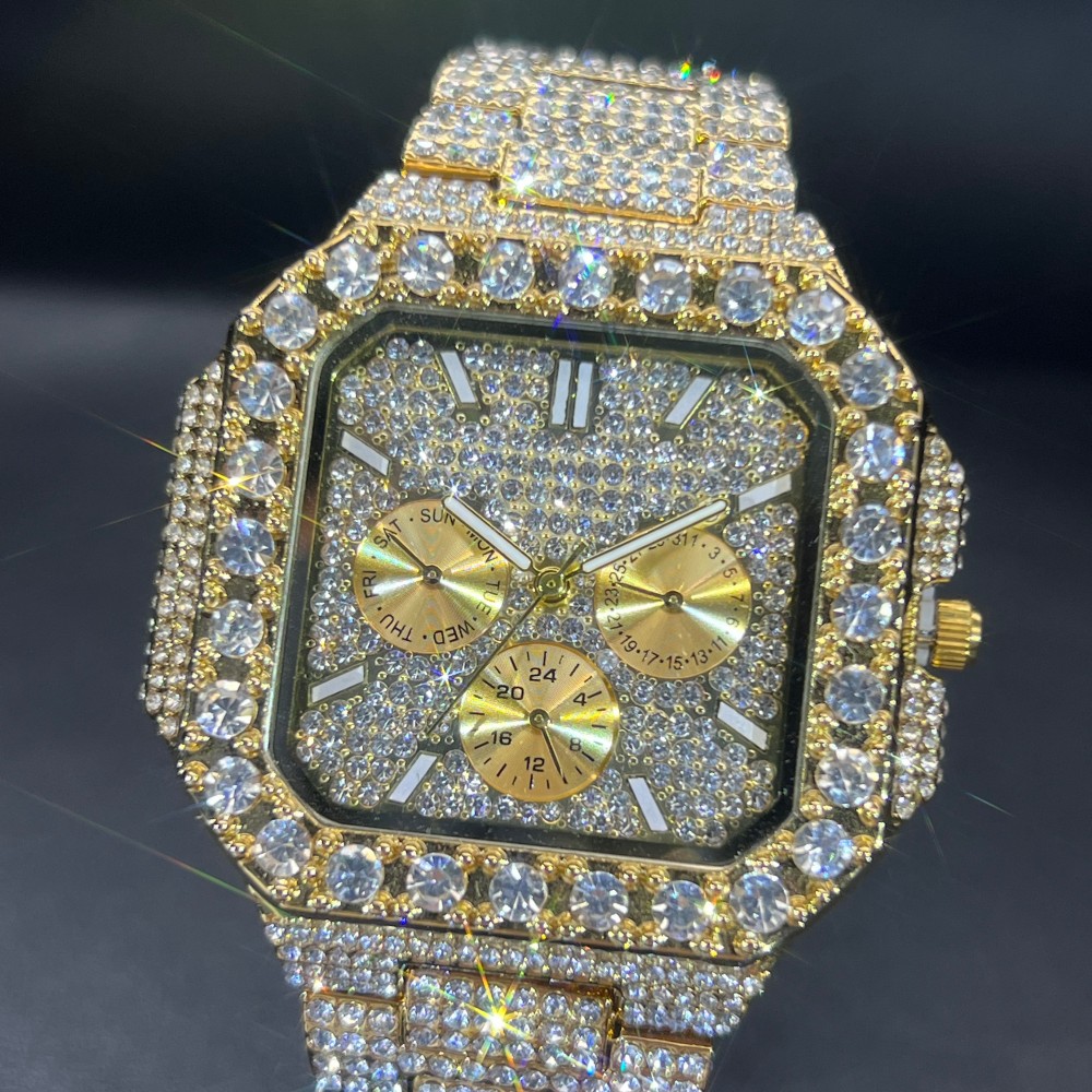 MISSFOX Роскошные часы с брилл – обзор и цена Luxury Watch Iceberg